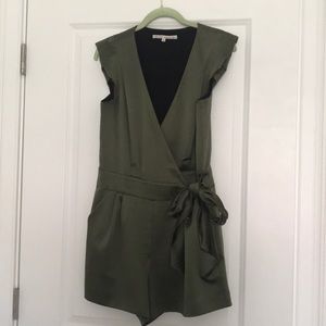 Rachel Roy romper emerald green